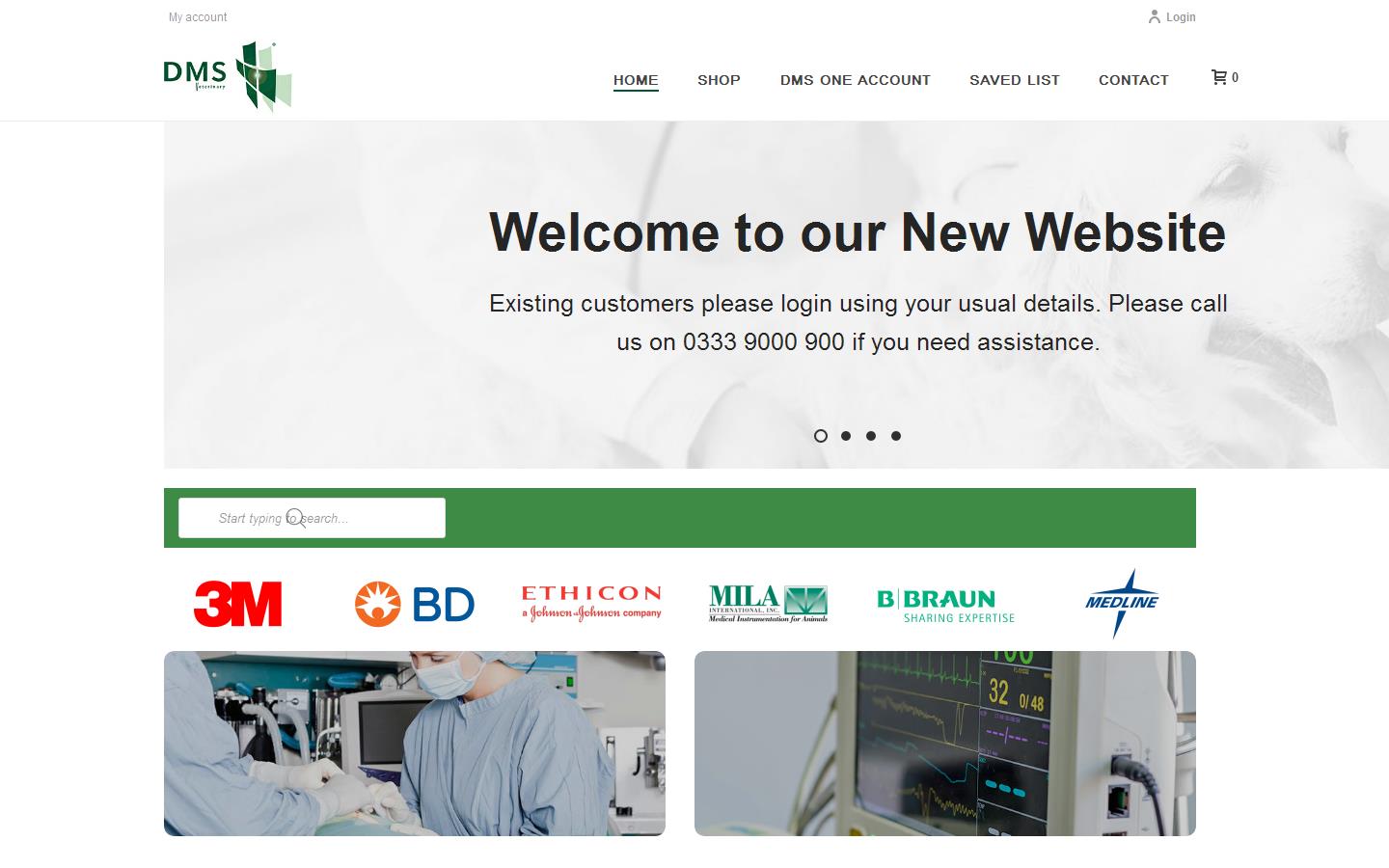 Direct Medical Supplies Ltd Website