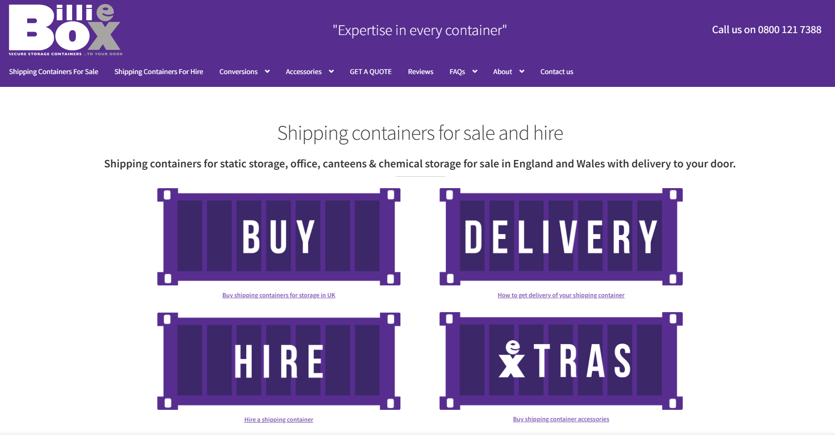 Billie Box Ltd Website