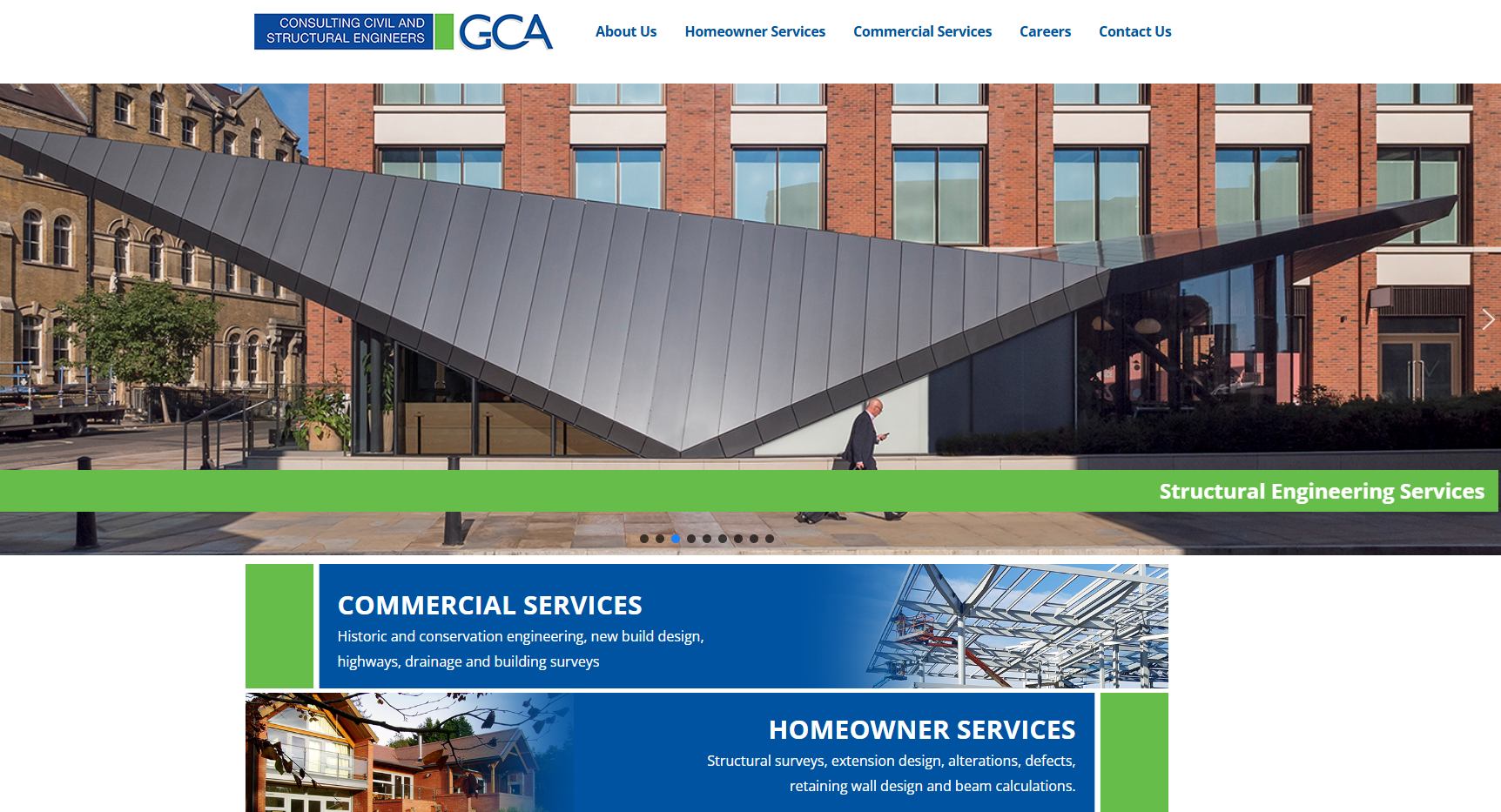 Gca (UK) Ltd  Website