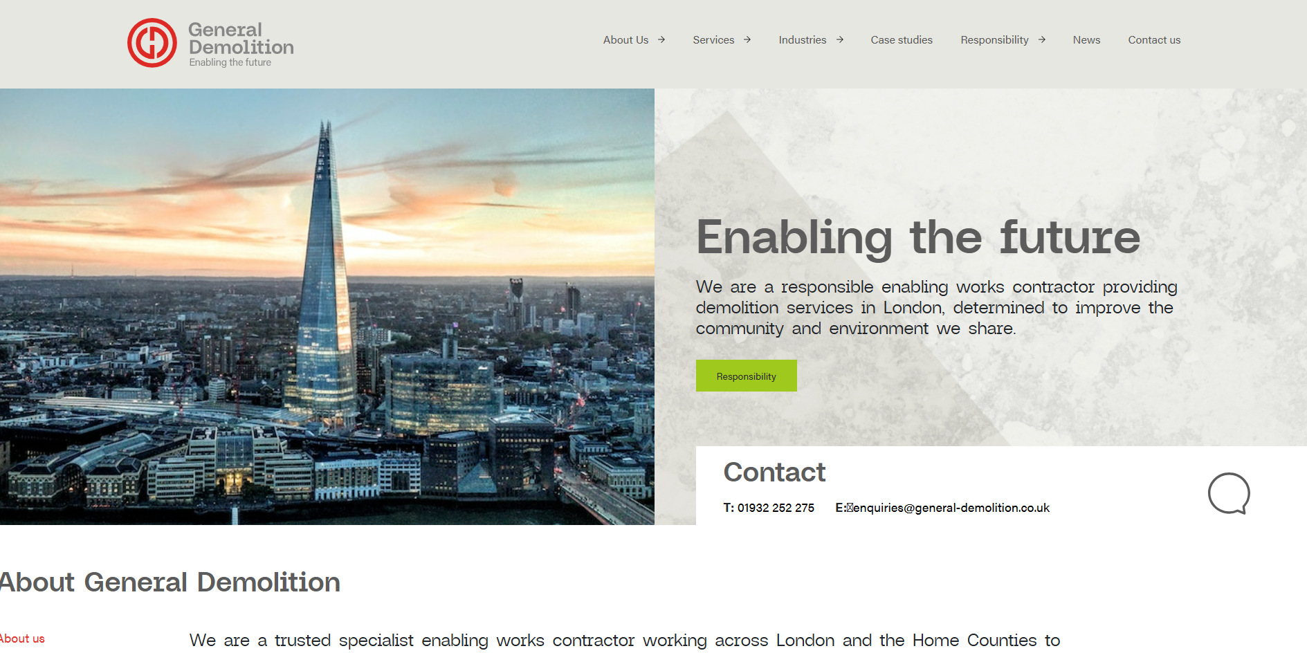 General Demolition Ltd Website