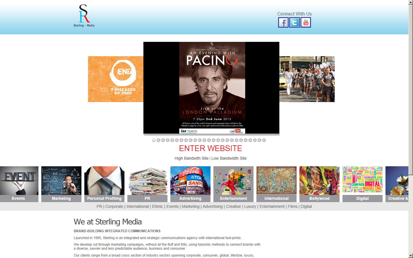 Sterling Media Website