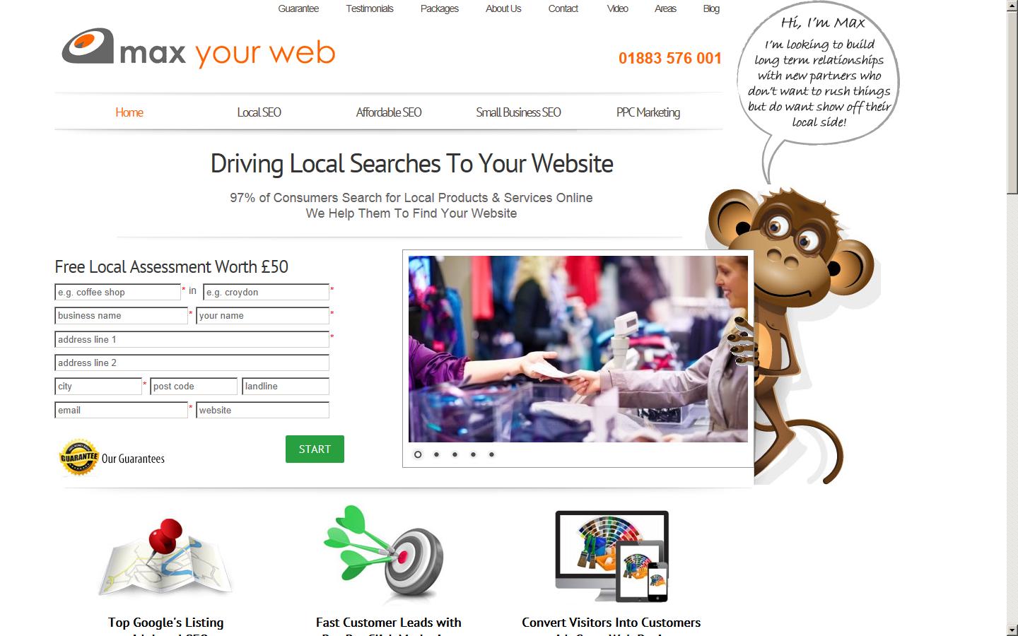 Max Your Web Website