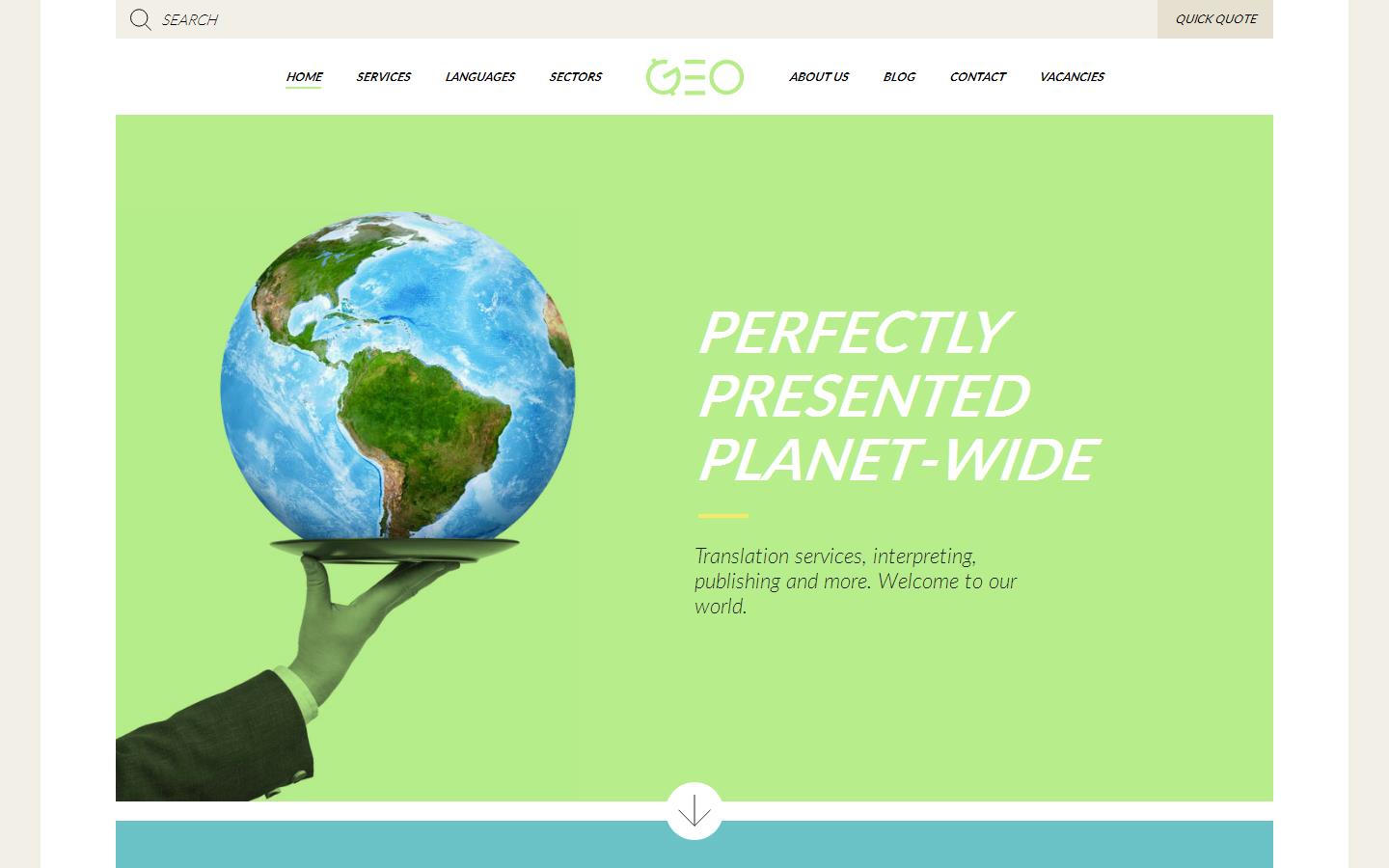 Geo Language Services Website