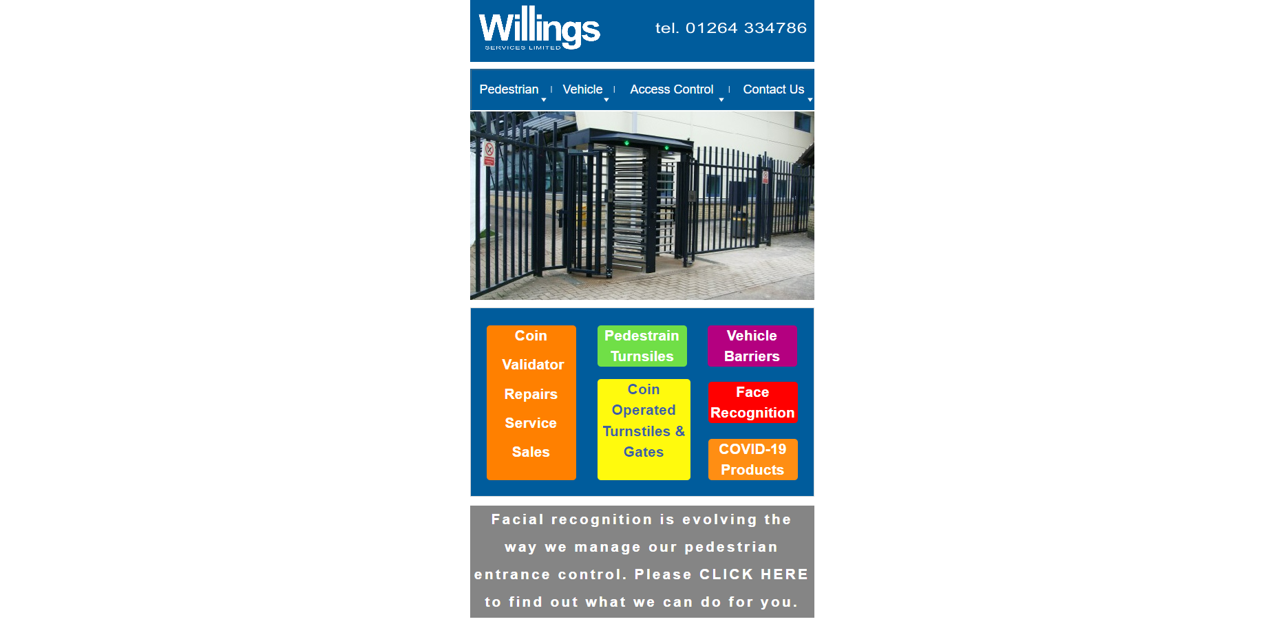Willings Services Ltd Website