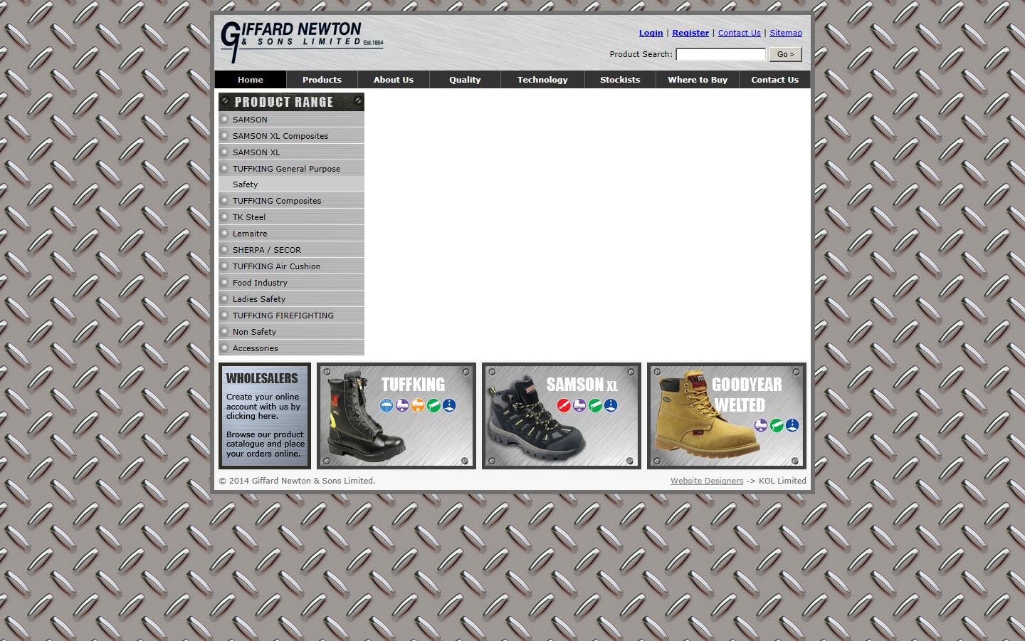 Giffard Newton & Sons Ltd  Website
