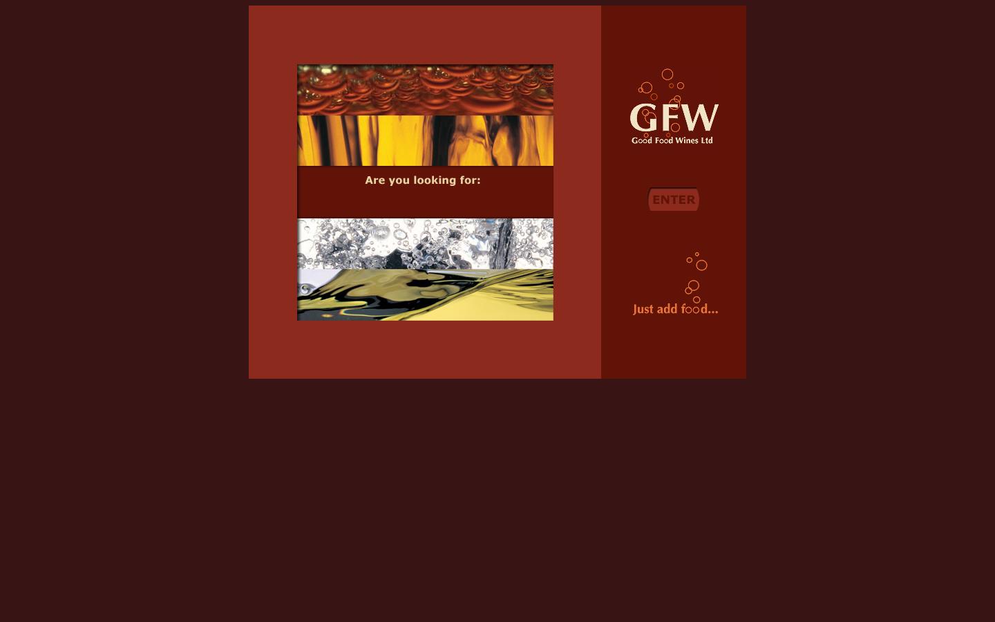 Good Food Wines Ltd Website