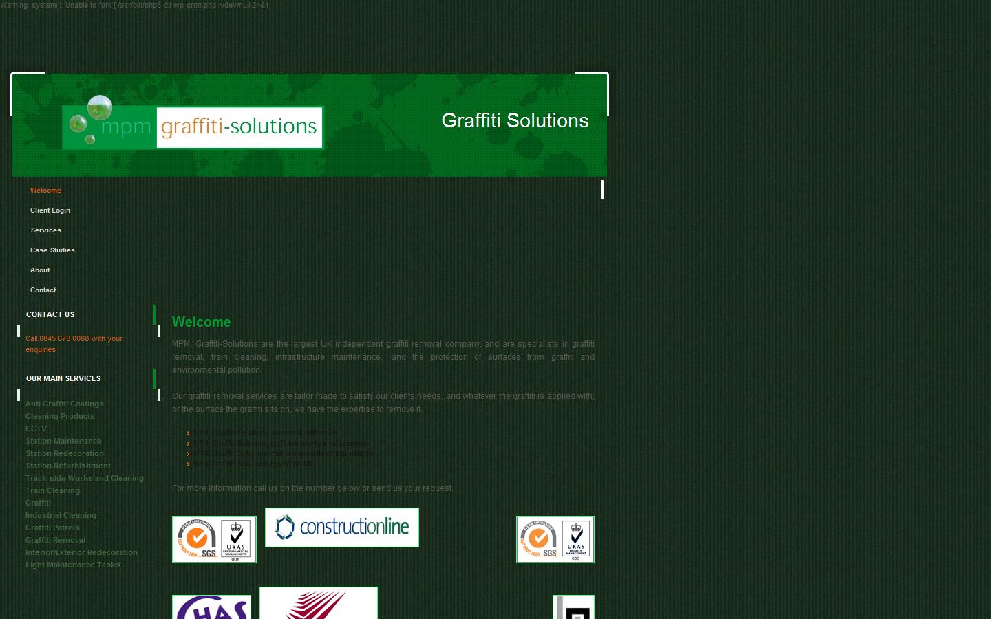 Graffiti Solutions Website
