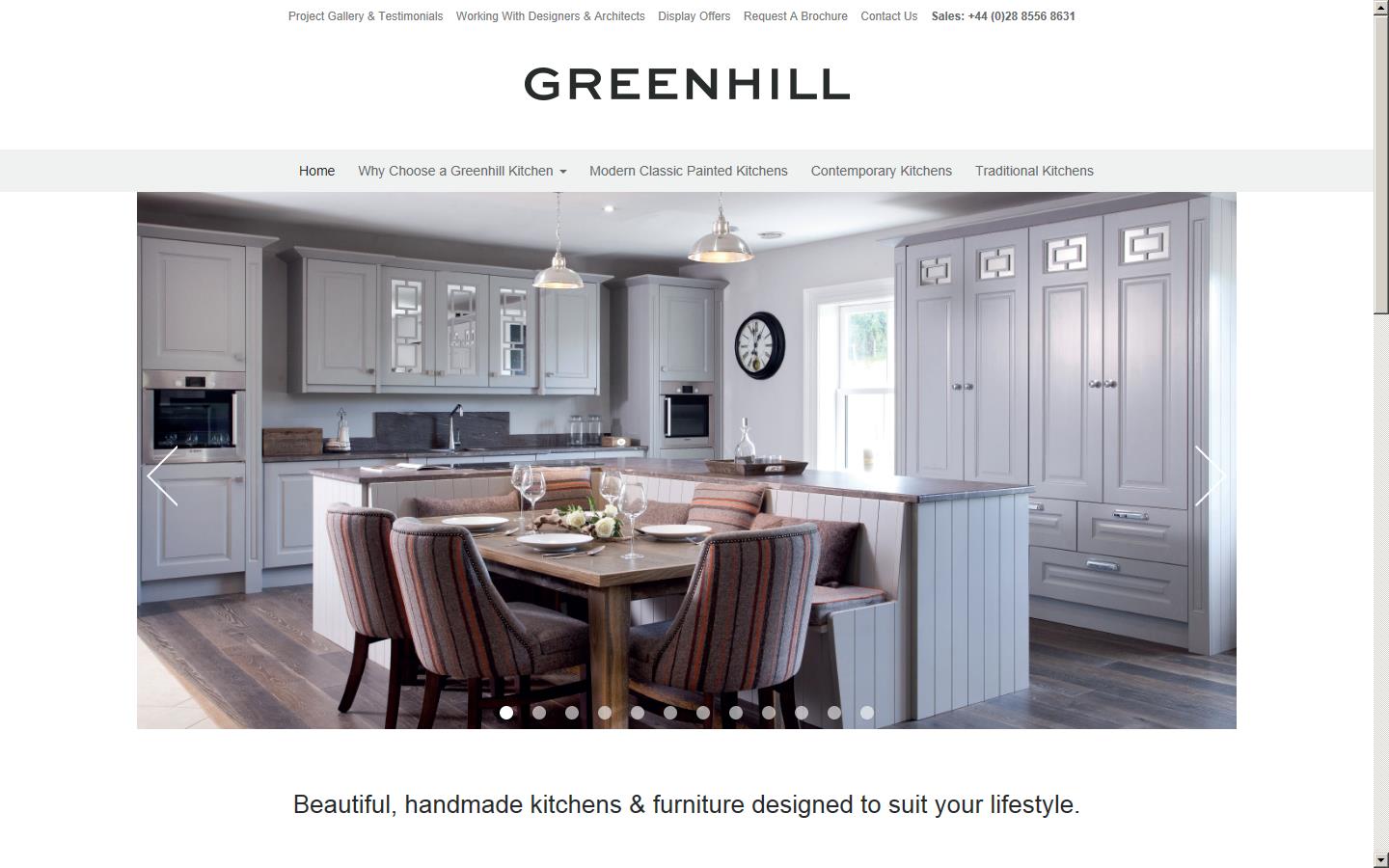 Greenhill Kitchens Website