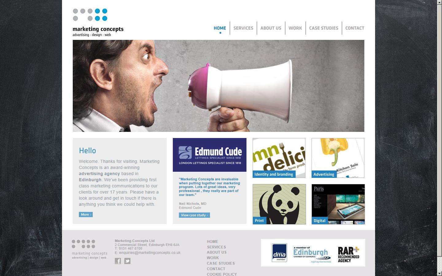 Marketing Concepts Ltd Website