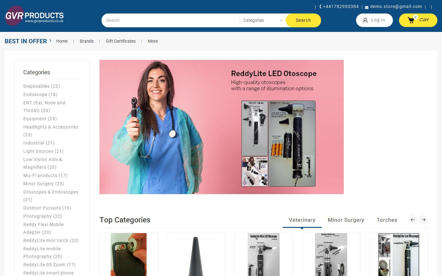 GVR Products Ltd Website