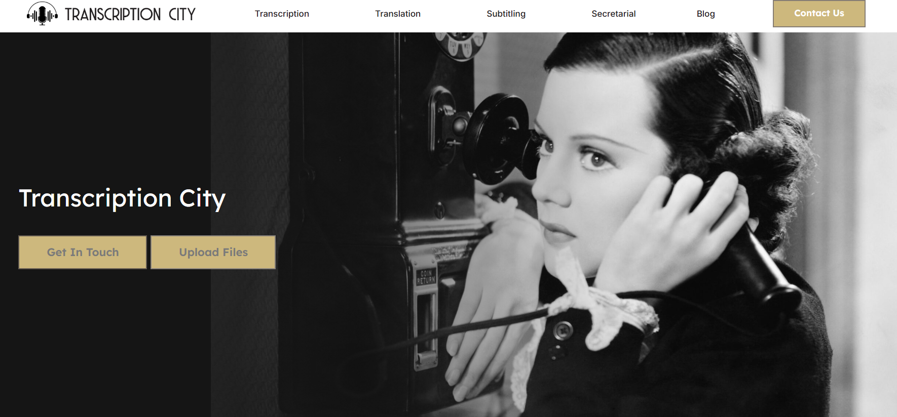 Transcription City Website