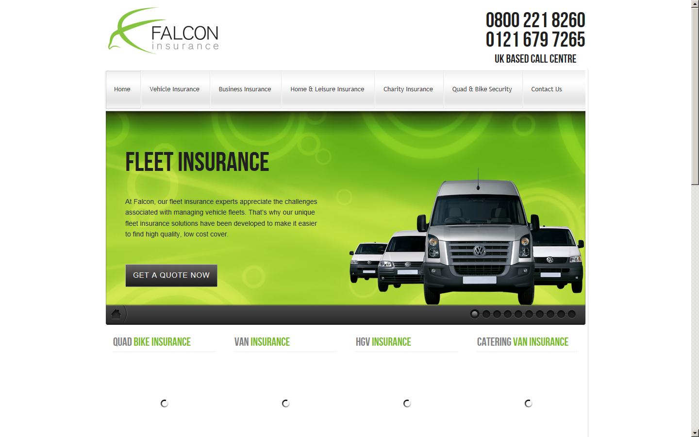 Falcon Insurance Website