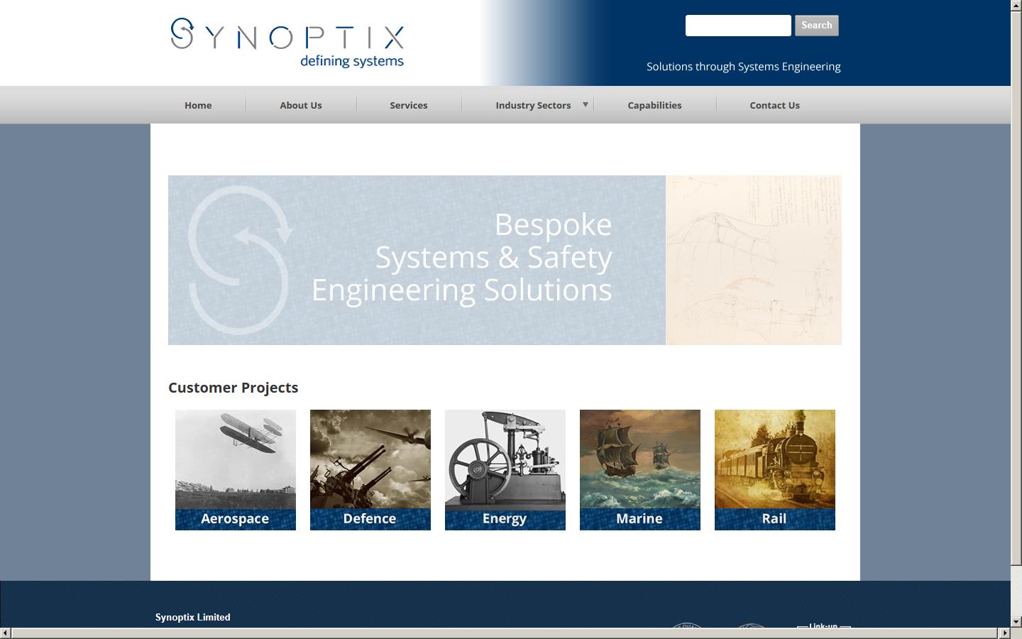 Synoptix Ltd Website