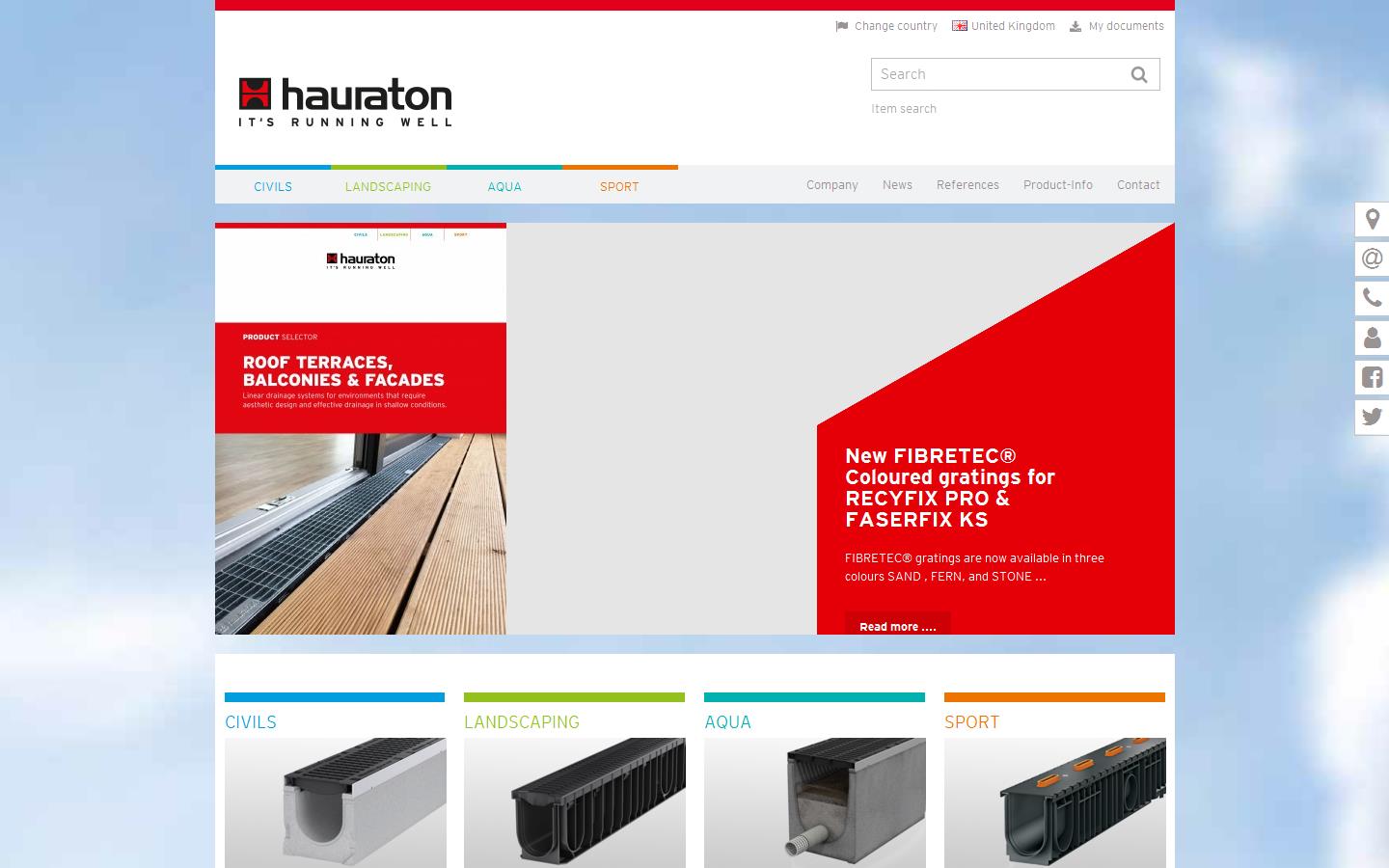 Hauraton Ltd Website
