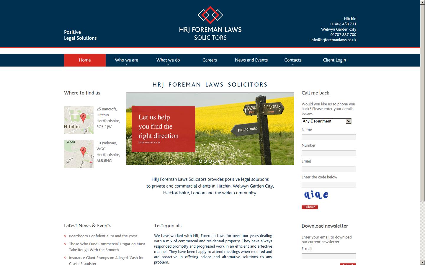 Hawkins Russell Jones Website