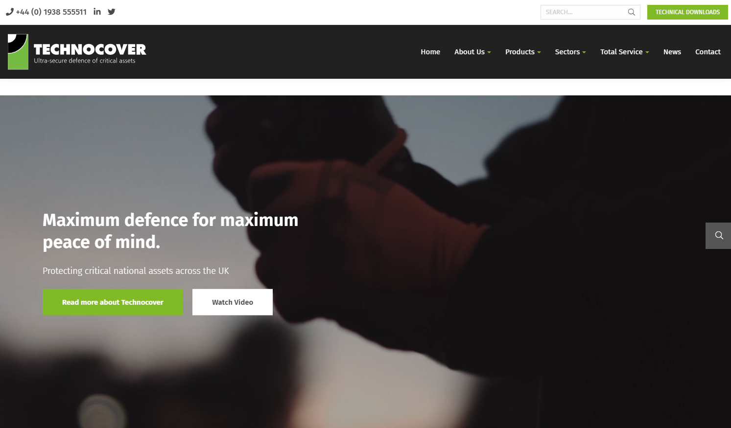Technocover Ltd Website