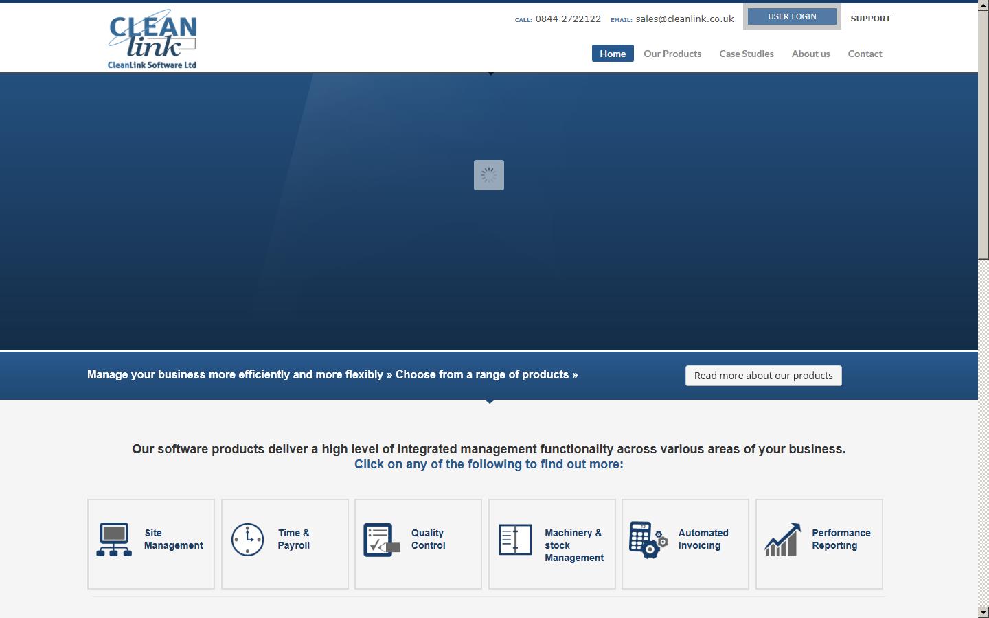 CleanLink Software Ltd Website