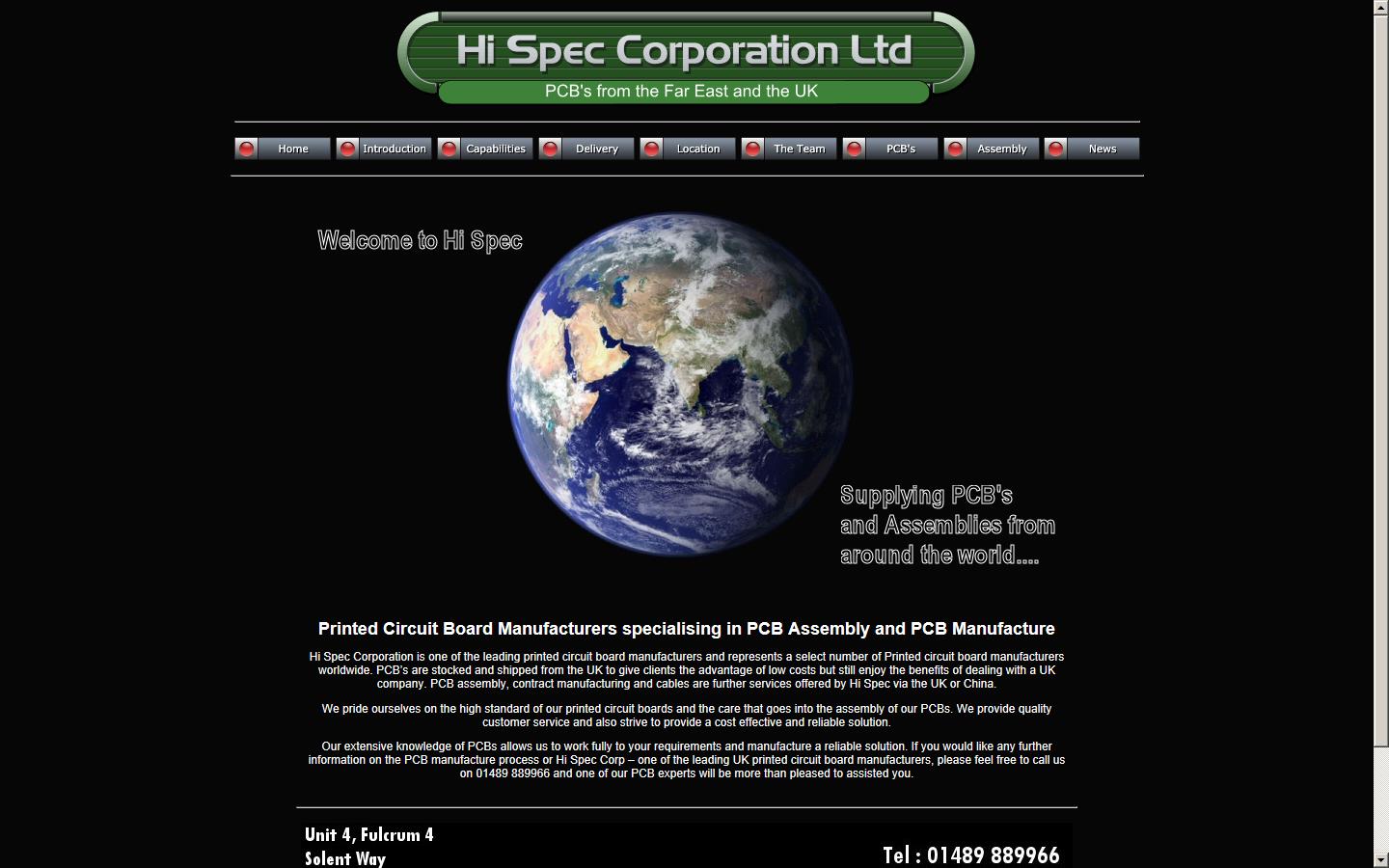Hi Spec Corporation Ltd  Website