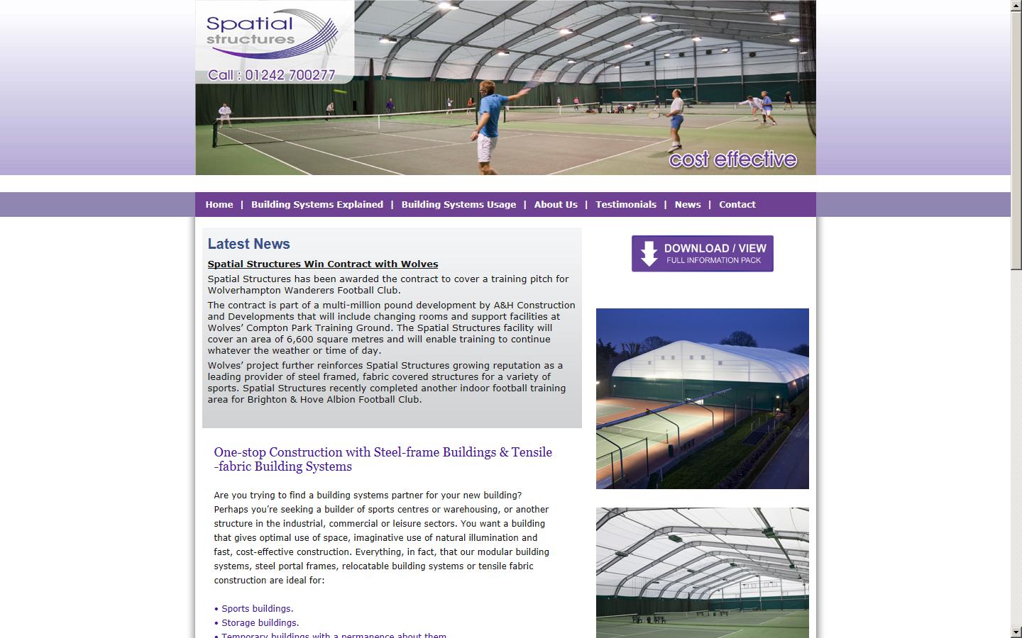 Spatial Structures Website