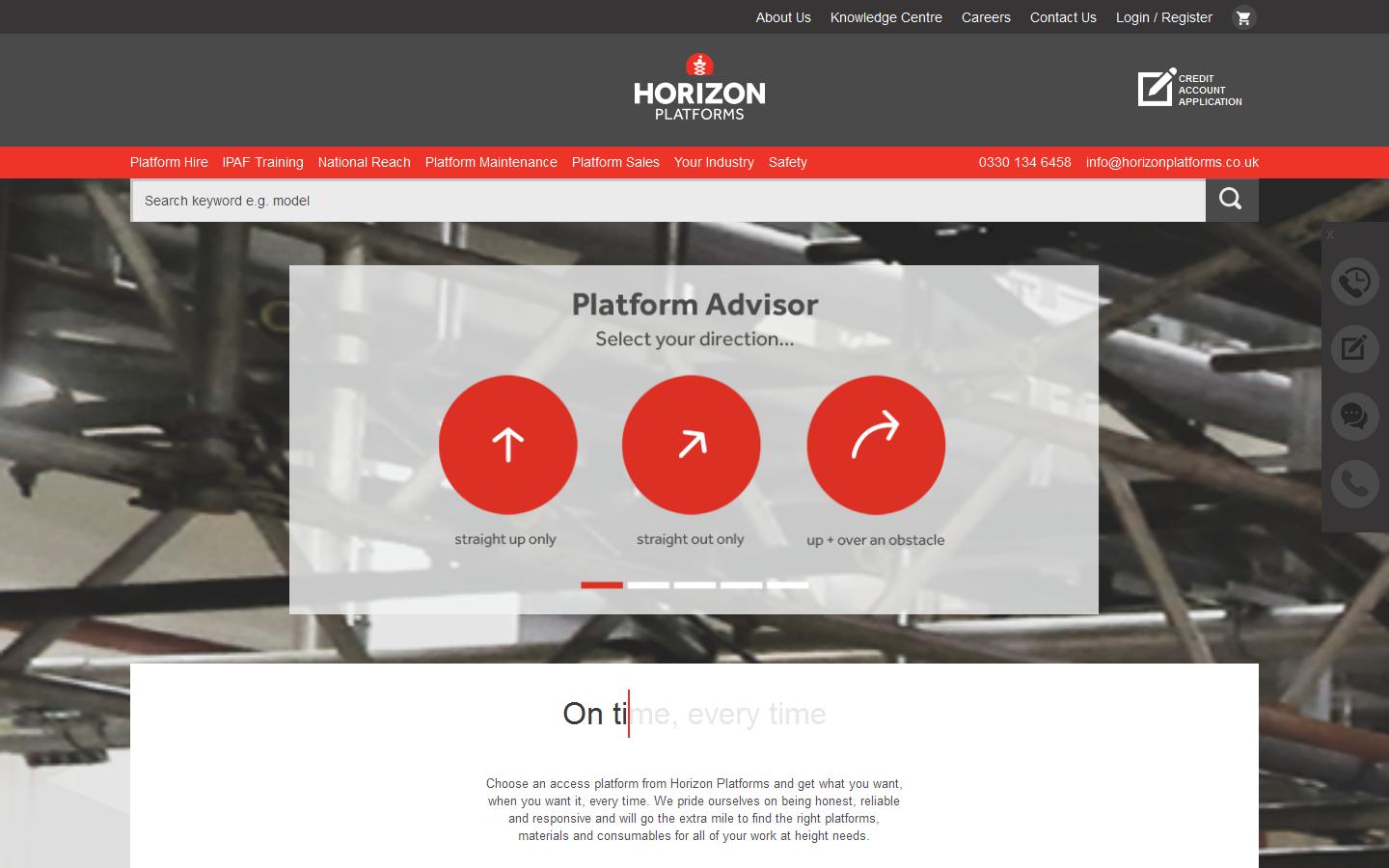 Horizon Platforms Ltd Website