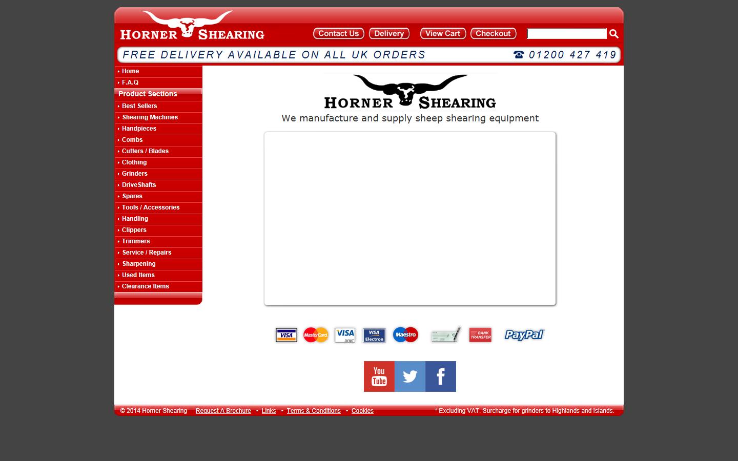 Horner Shearing Website