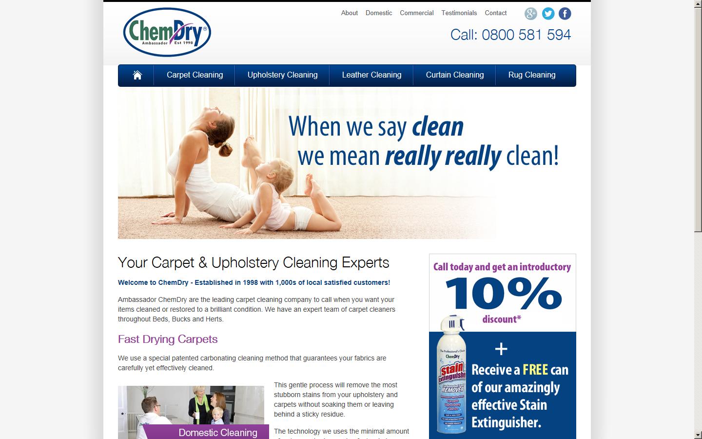 Ambassador Chem-Dry Website