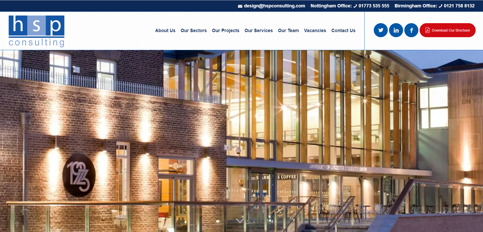 HSP Consulting  Website