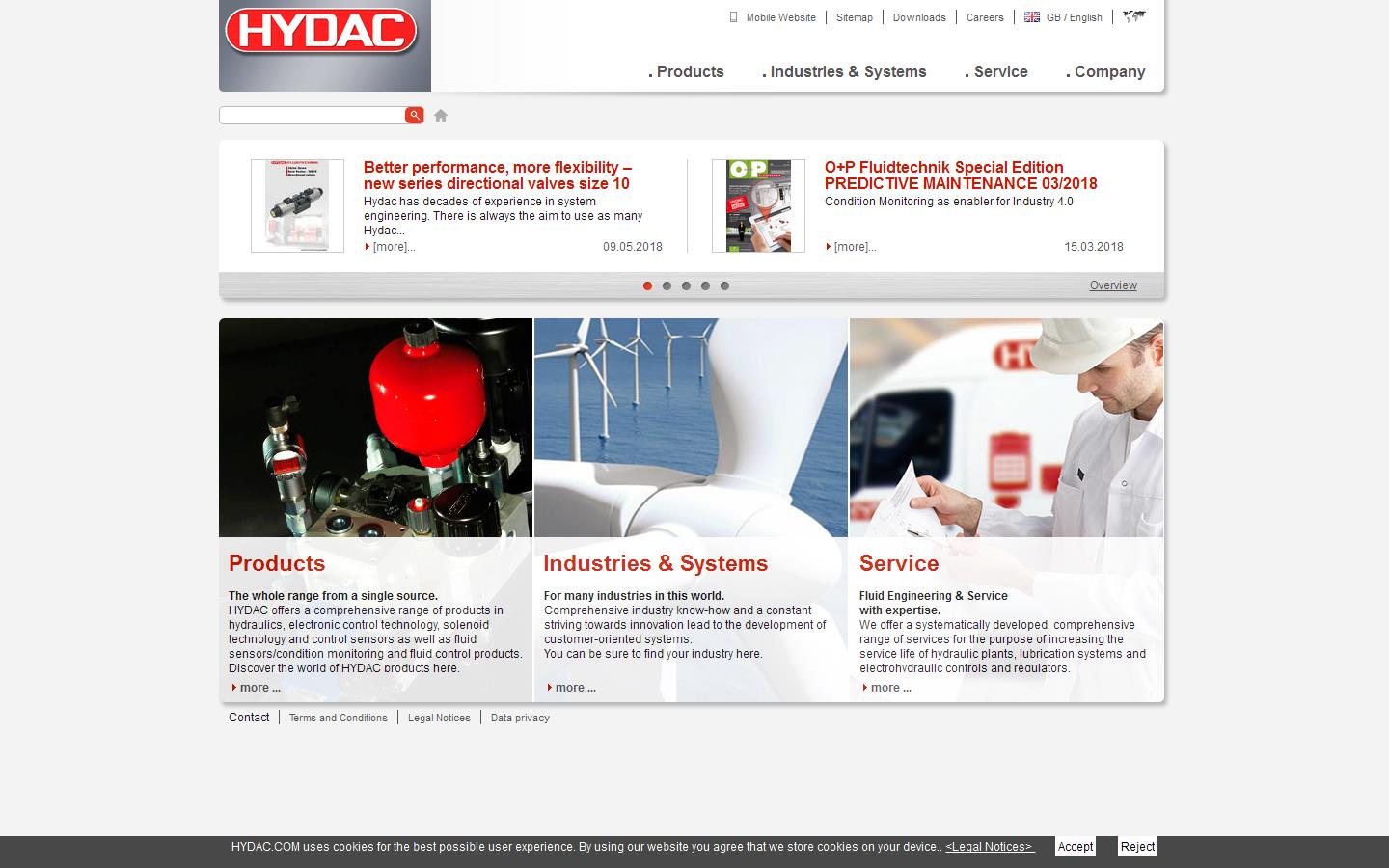 Hydac Technology Ltd Website
