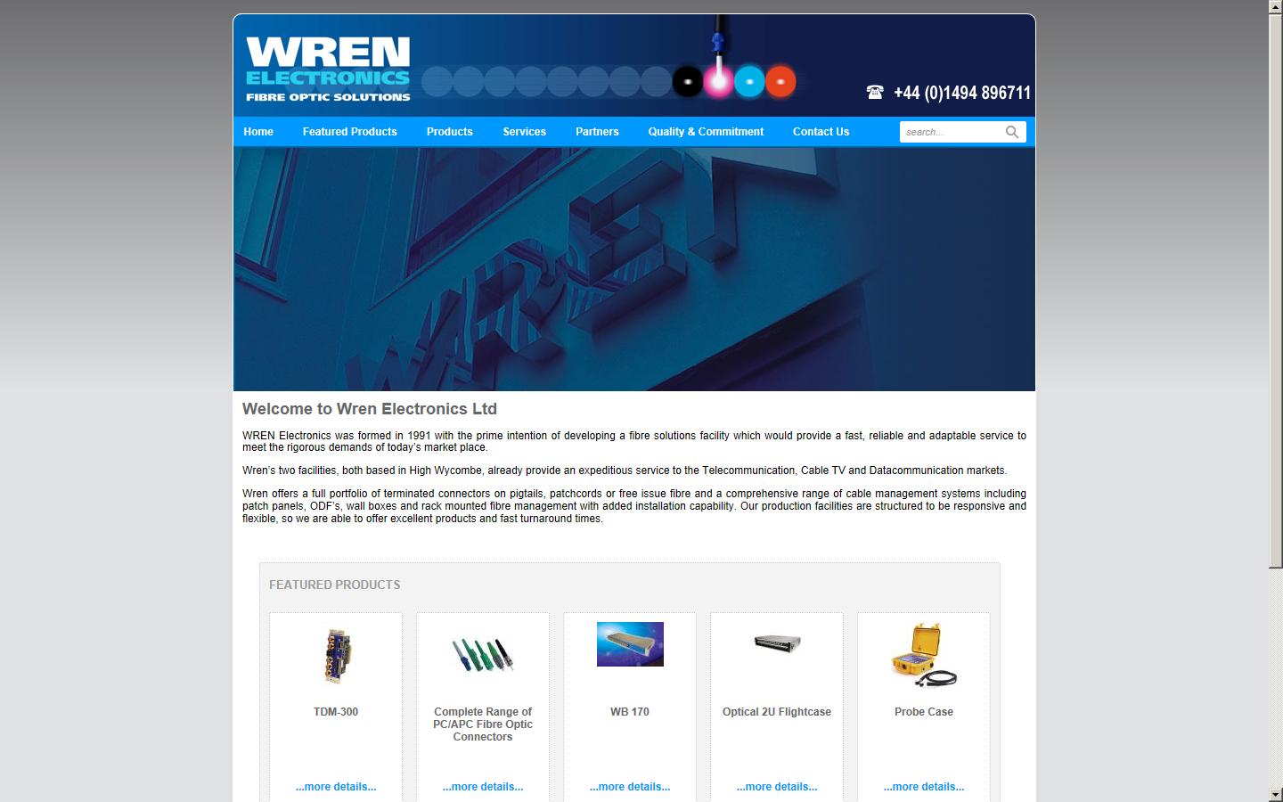 Wren Electronics Ltd Website