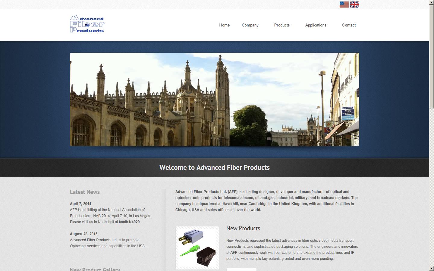 Advanced Fiber Products Ltd Website