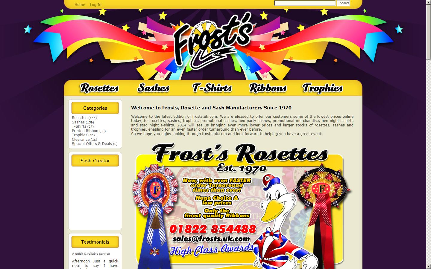 Frost''s Rosettes Website