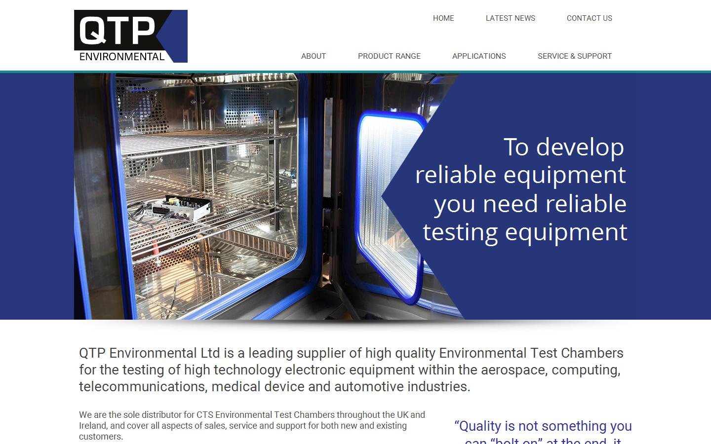QTP Environmental Ltd Website
