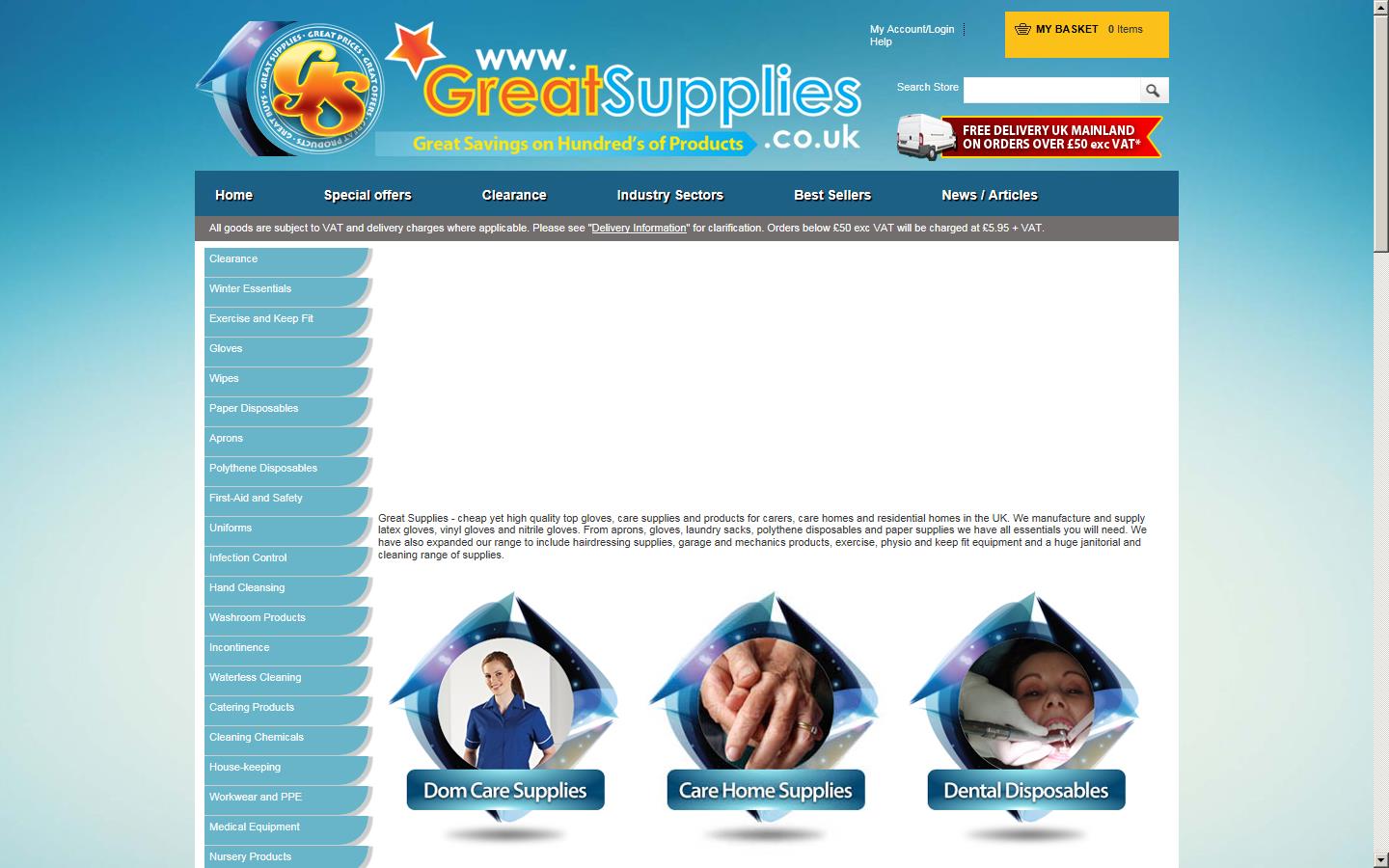 Great Supplies Website