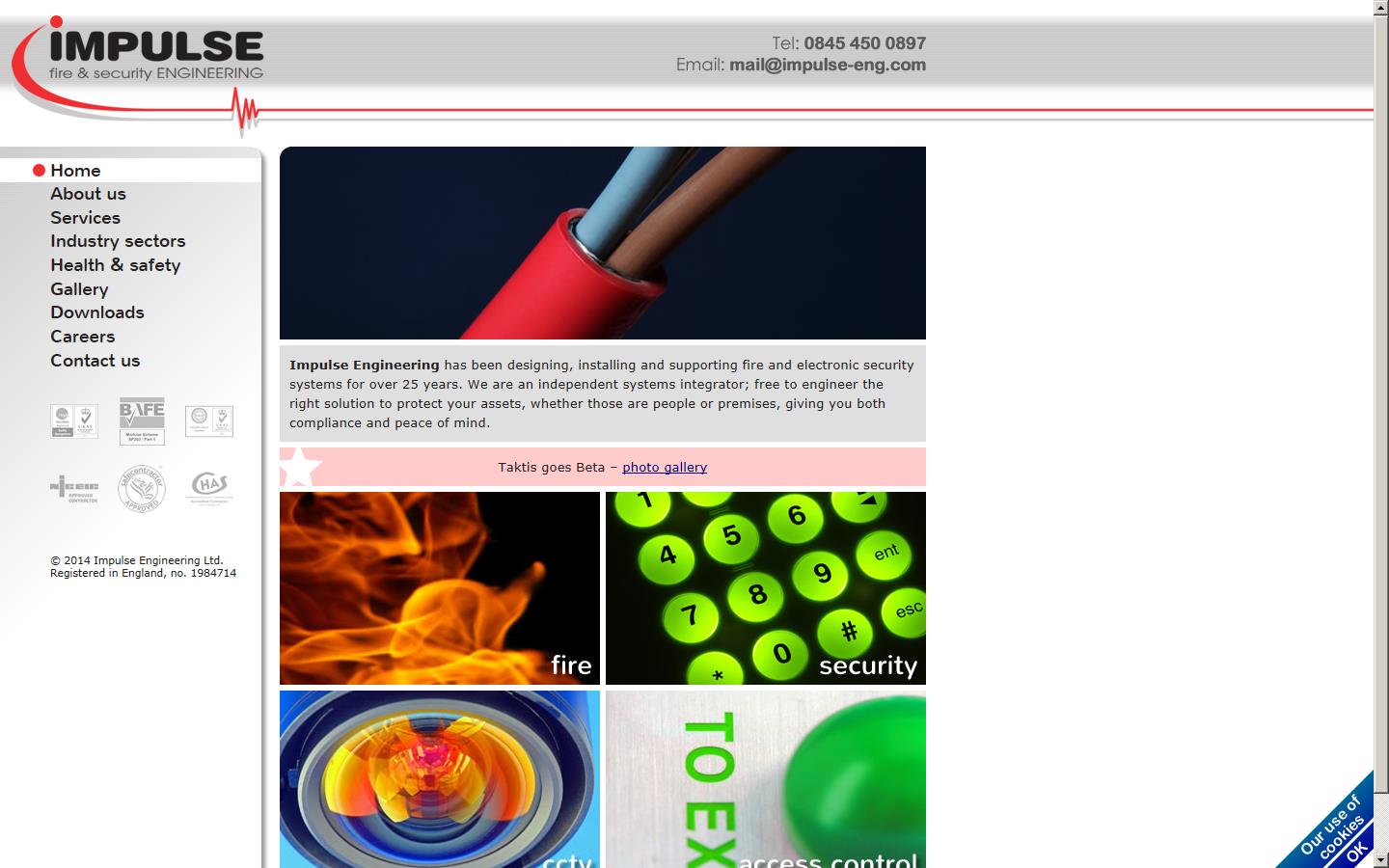 Impulse Engineering Ltd  Website