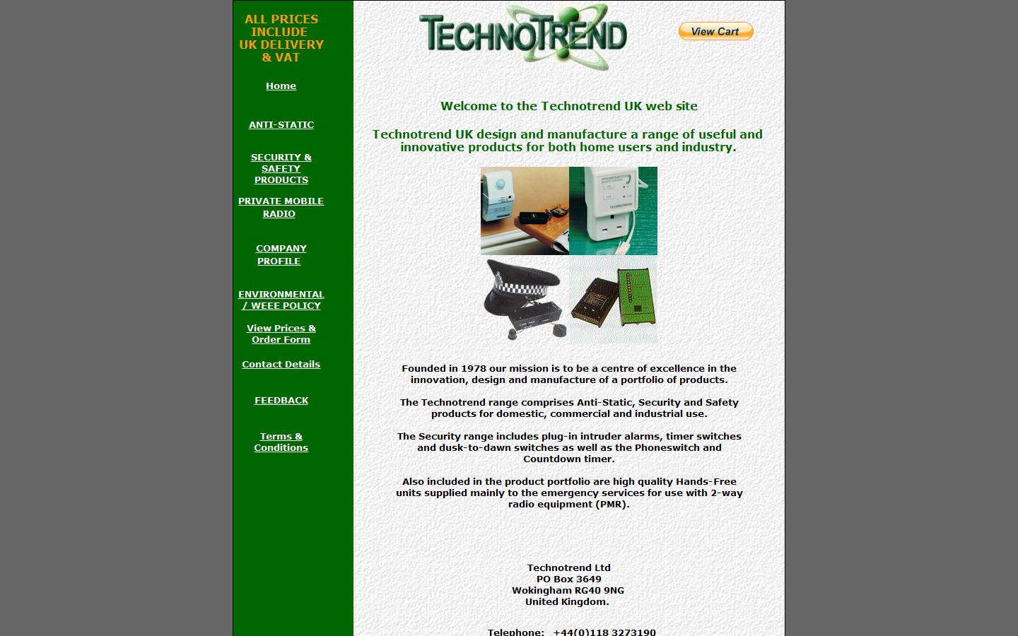 Technotrend Ltd Website
