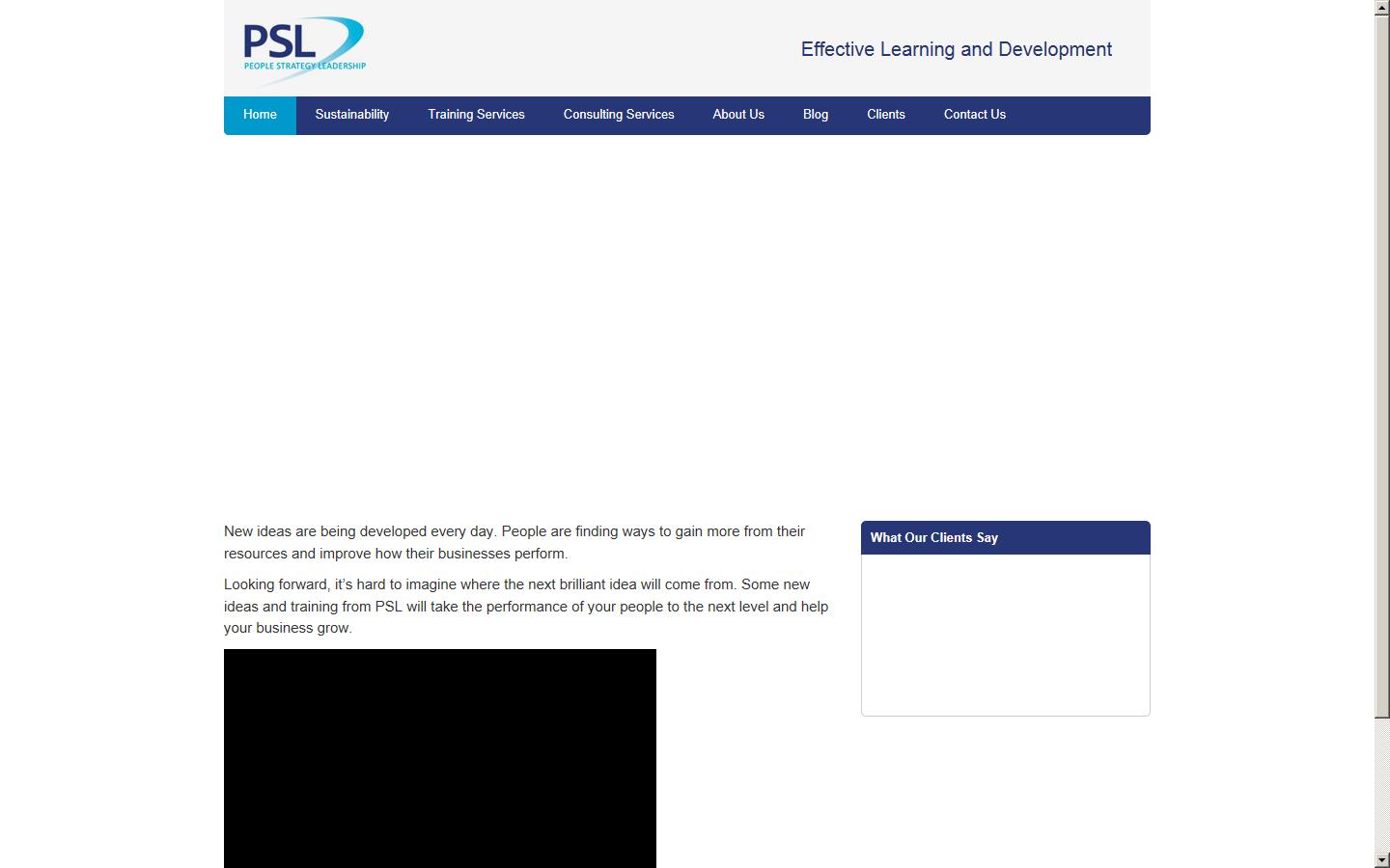 PSL Business Consultants Ltd Website