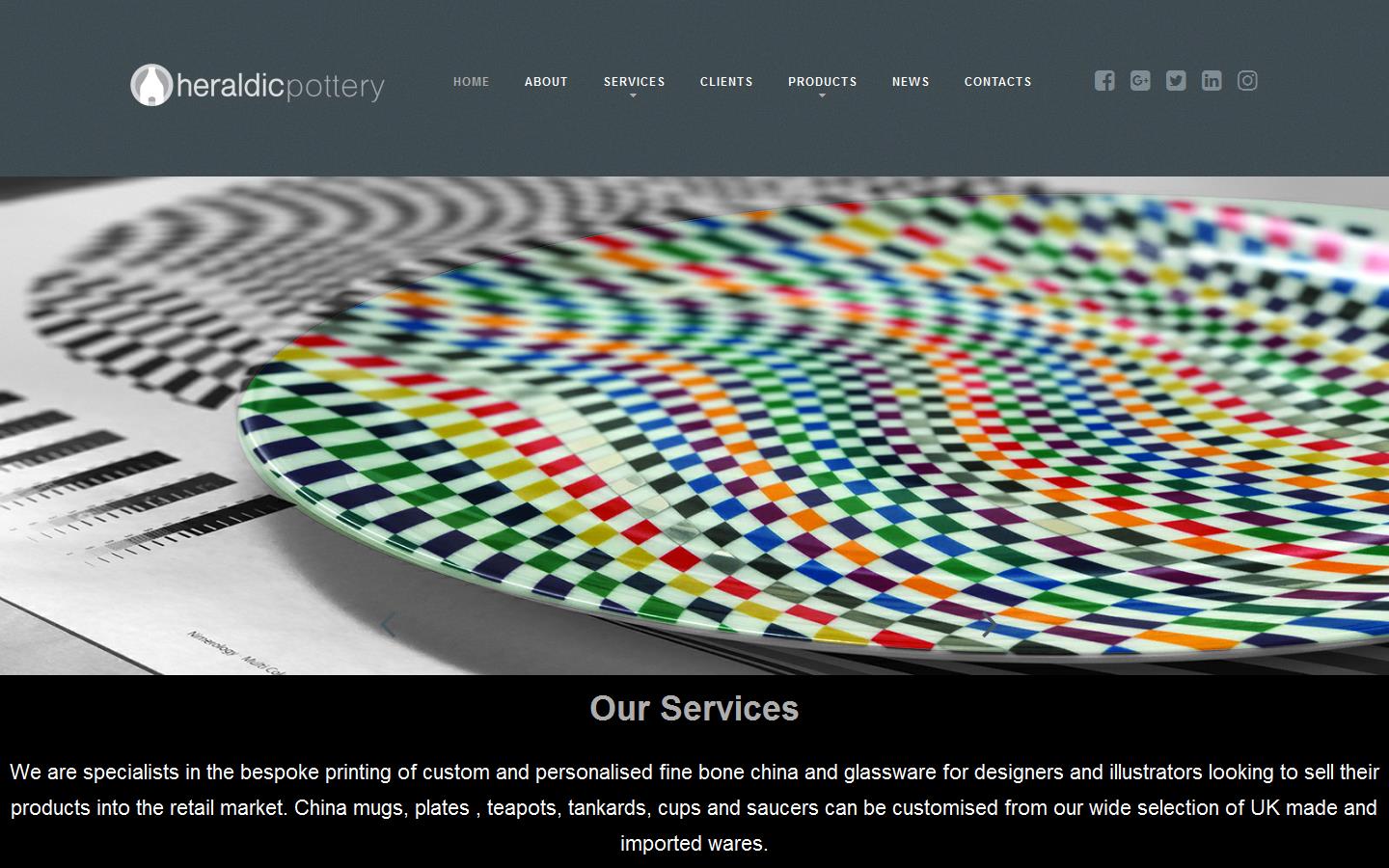 heraldic pottery Website