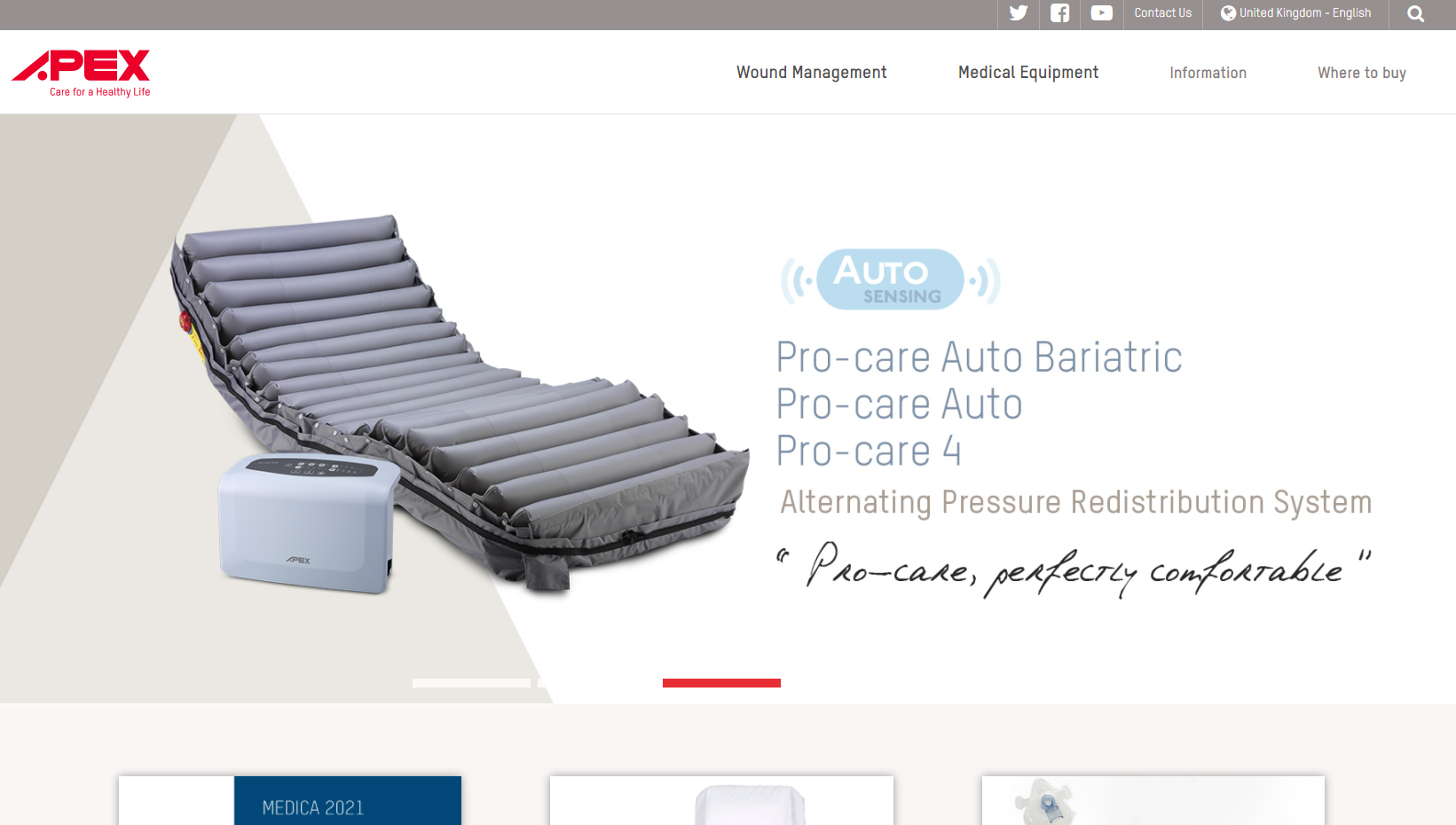 Apex Medical Corporation Website