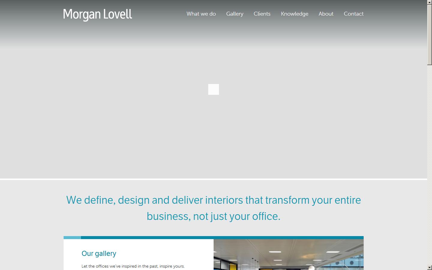 Morgan Lovell Plc Website