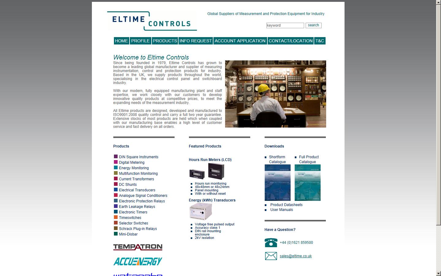 Eltime Controls Website