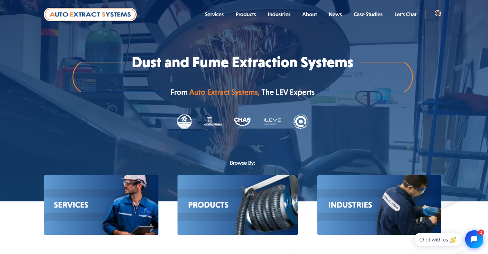 Auto Extract Systems Ltd Website