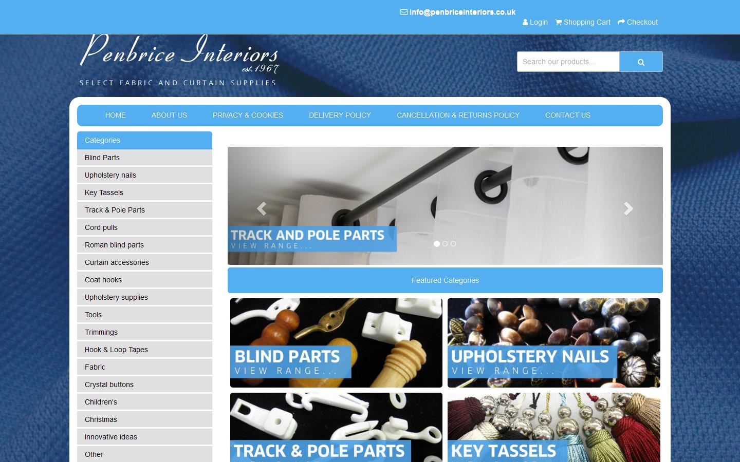 Penbrice Interiors Ltd Website