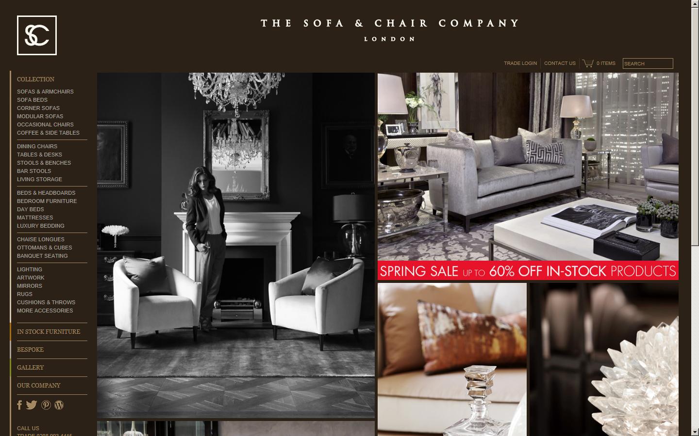 The Sofa & Chair Company Ltd Website
