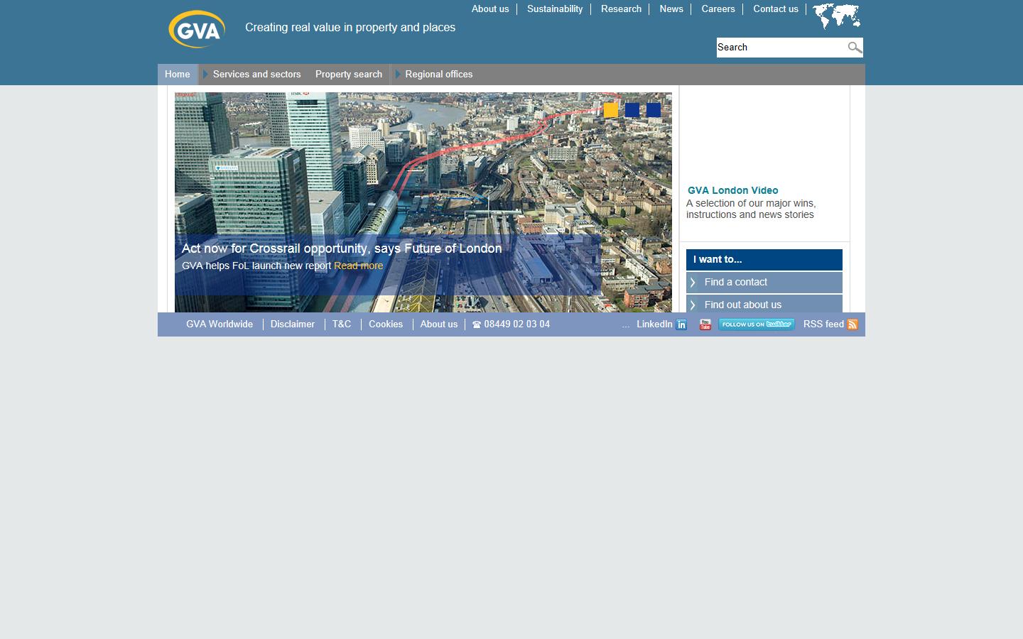 GVA Commercial Property Consultants Website