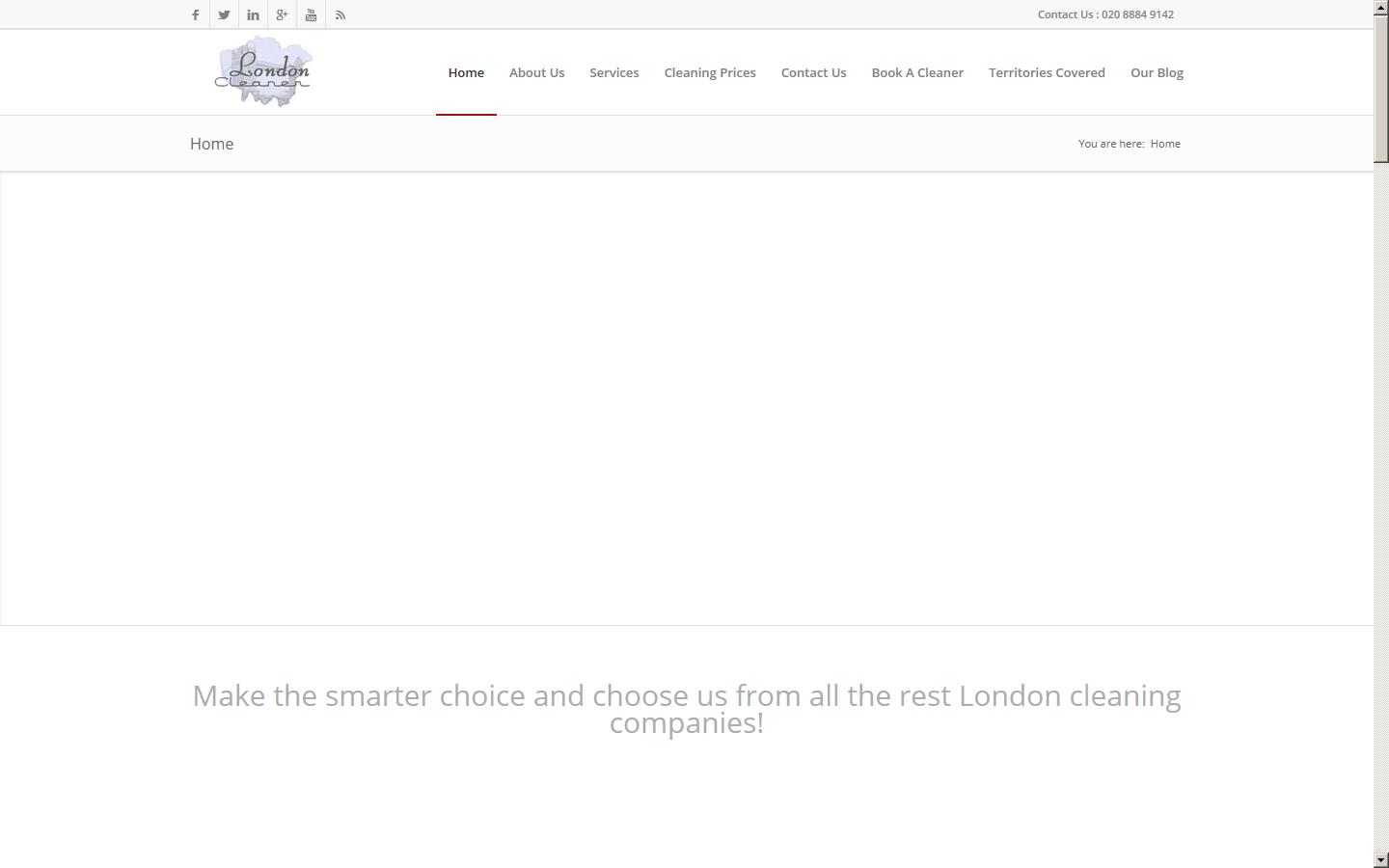 London Cleaner Ltd Website