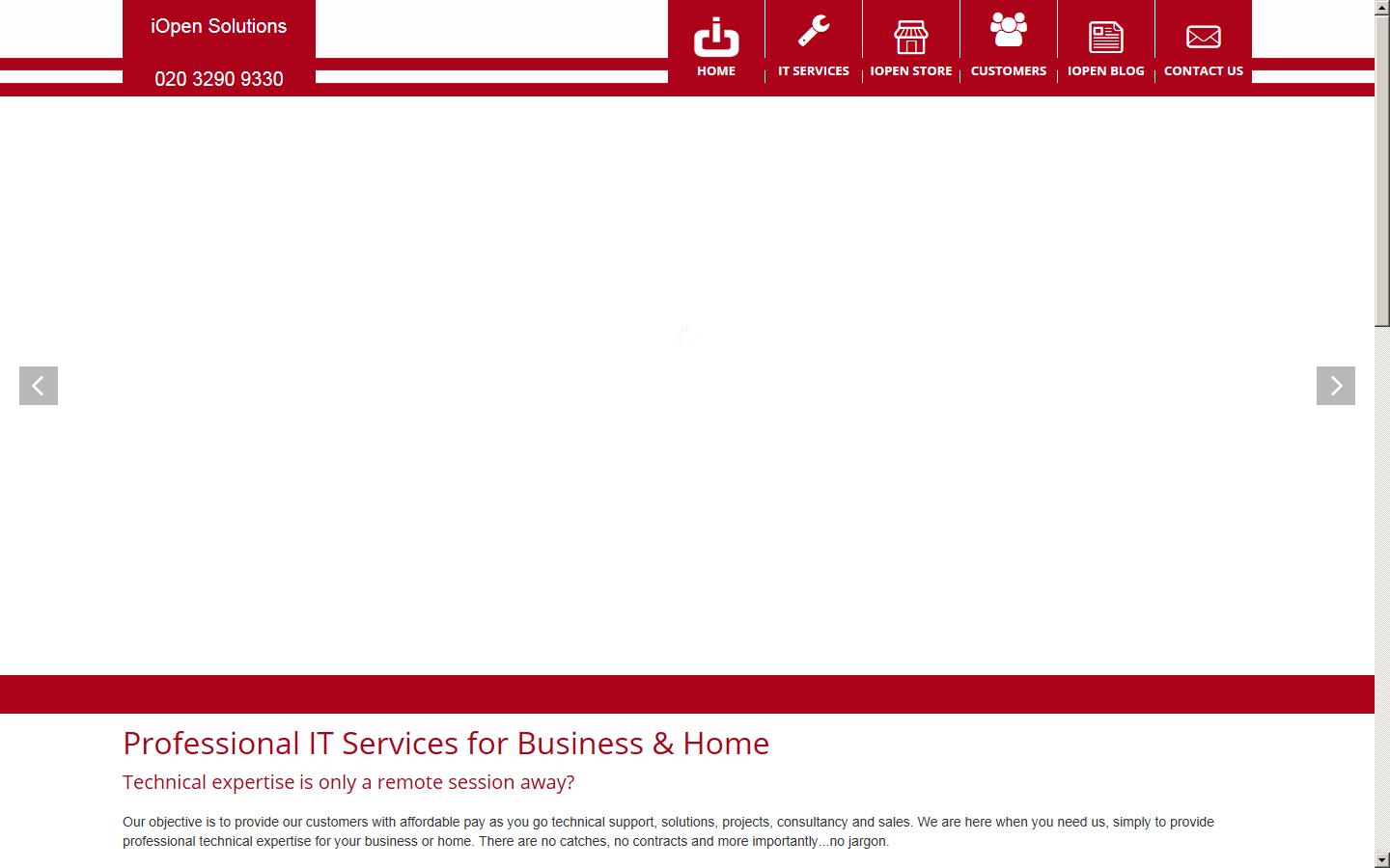 iOpen Solutions Website