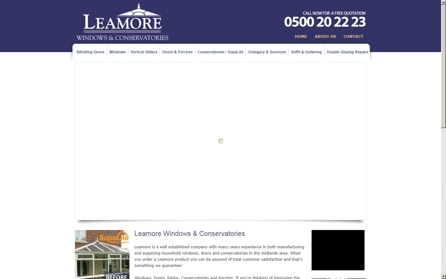 Leamore Windows Ltd Website