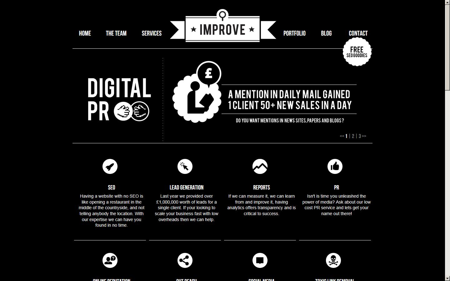 Improve Agency Website