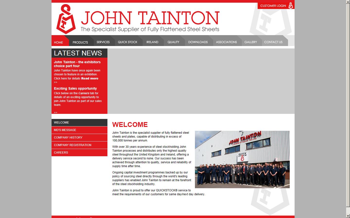 John Tainton  Website