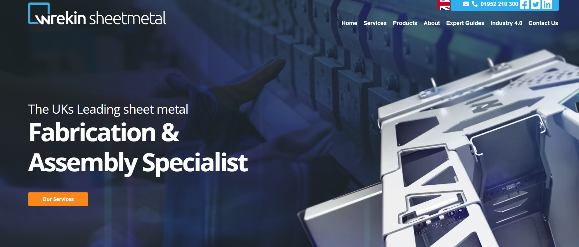 Wrekin Sheetmetal Website